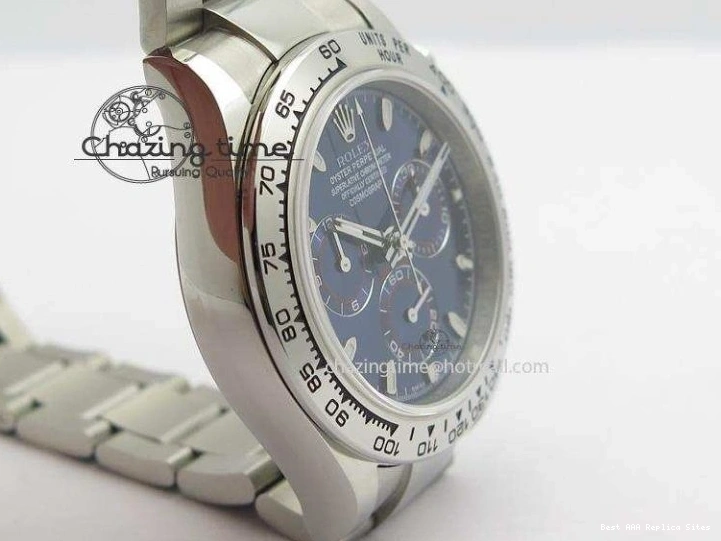 AAA Replica Watches Blue On Bracelet 116520 A SS Daytona Edition JF Dial 3944 Best QuickDry 1227